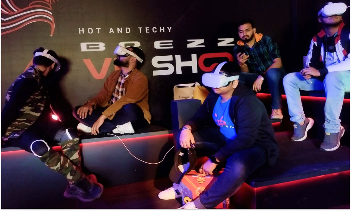 brezza virtual reality experience in the room